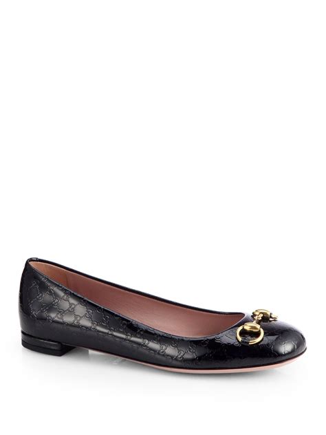 gucci black ballet flats